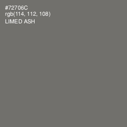 #72706C - Limed Ash Color Image